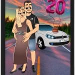 Cartoon Aniversare V8
