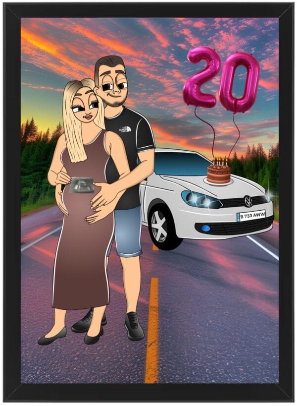 Cartoon Aniversare V8