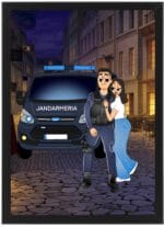 Cartoon Jandarm Cuplu