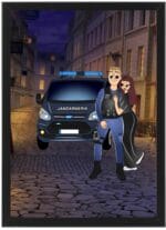 Cartoon Jandarm Cuplu