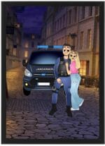 Cartoon Jandarm Cuplu