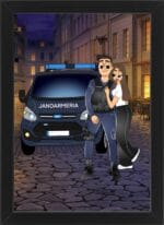 Cartoon Jandarm Cuplu