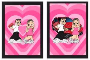 Cartoon Cuplu V27