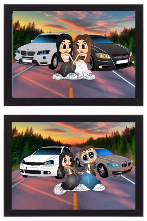 Cartoon Doua Masini V3