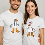 Set 2 tricouri cuplu FQK