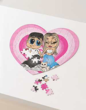 Puzzle Cartoon Inima