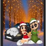 Tablou Cartoon Craciun V10