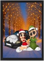 Tablou Cartoon Craciun V10