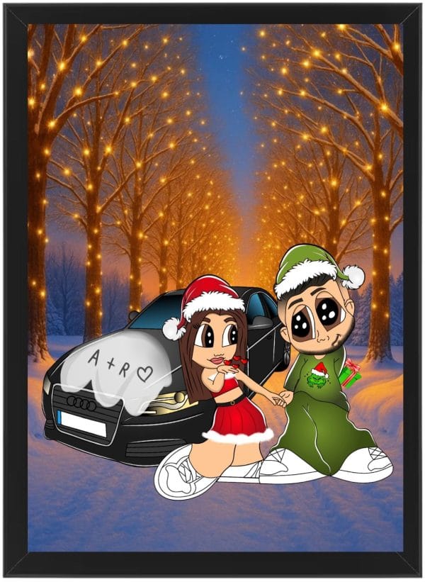 Tablou Cartoon Craciun V10