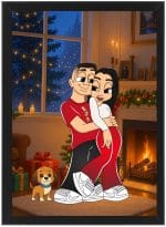 Tablou Cartoon Craciun V3