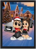 Tablou Cartoon Craciun V2