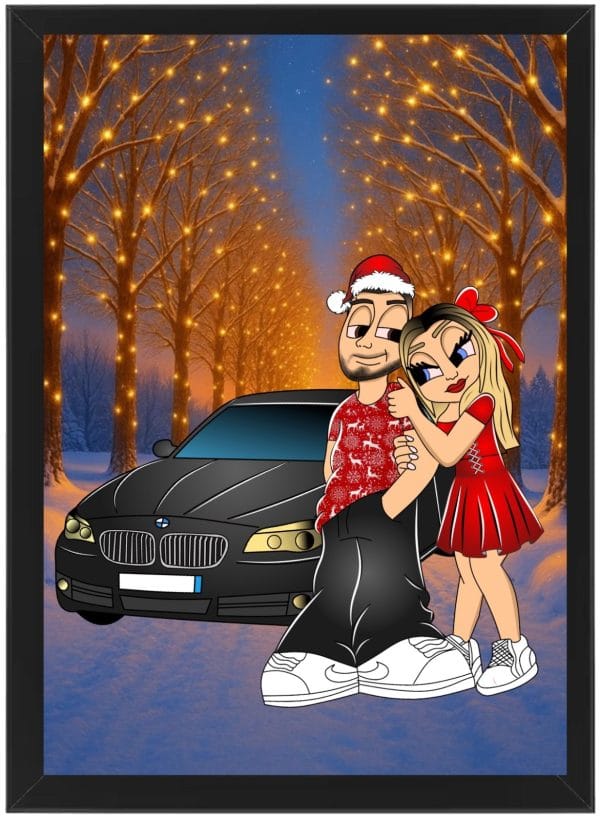 Tablou Cartoon Craciun V4