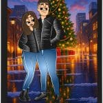 Tablou Cartoon Craciun V14