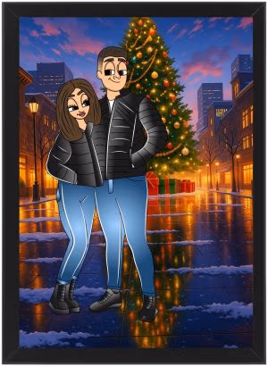 Tablou Cartoon Craciun V14