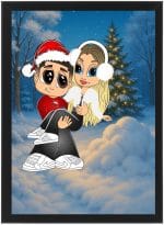 Tablou Cartoon Craciun V7