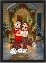 Tablou Cartoon Craciun V16