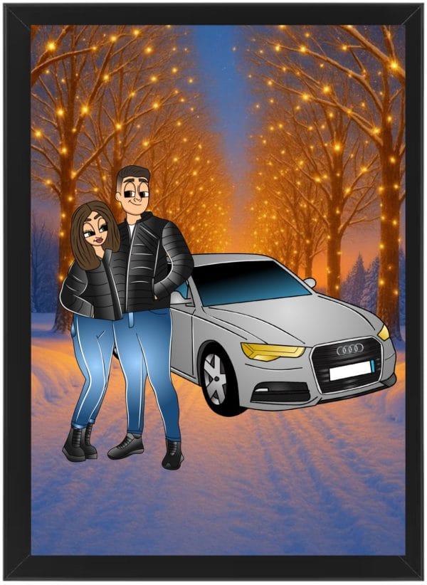 Tablou Cartoon Craciun V14