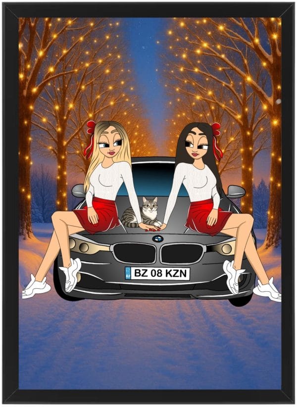 Tablou Cartoon Craciun V15