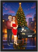 Tablou Cartoon Craciun V5