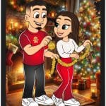 Tablou Cartoon Craciun V6