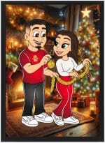 Tablou Cartoon Craciun V6
