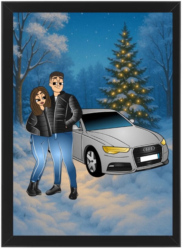 Tablou Cartoon Craciun V14