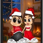 Tablou Cartoon Craciun V11