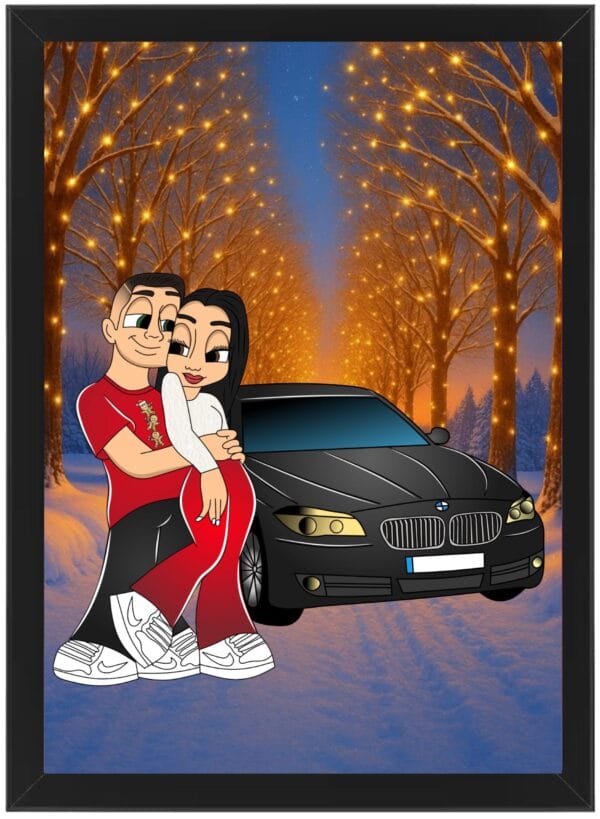 Tablou Cartoon Craciun V3