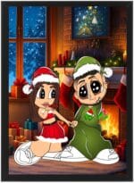 Tablou Cartoon Craciun V10