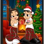 Tablou Cartoon Craciun V8