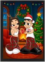 Tablou Cartoon Craciun V8