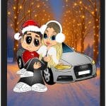 Tablou Cartoon Craciun V7