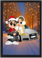 Tablou Cartoon Craciun V7