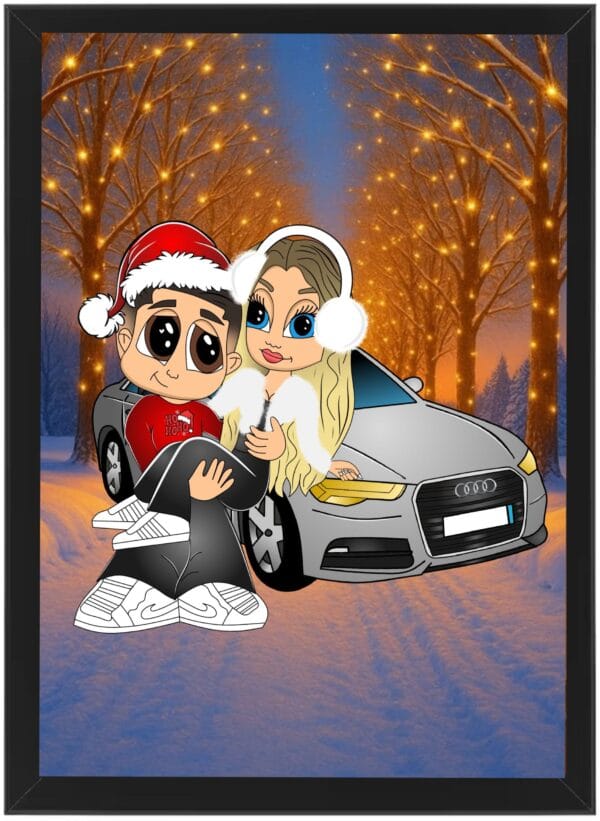 Tablou Cartoon Craciun V7