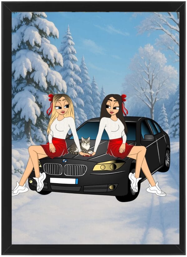 Tablou Cartoon Craciun V15