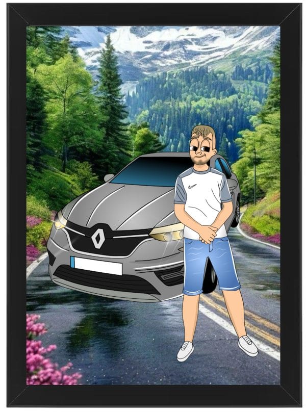 Tablou Cartoon O Persoana V4