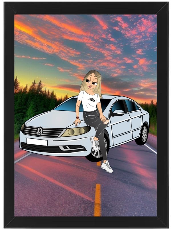 Tablou Cartoon O Persoana V8