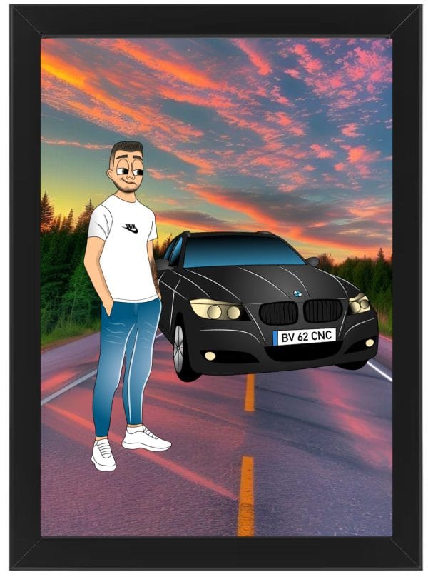 Tablou Cartoon O Persoana V9