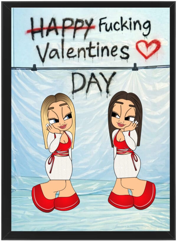 Tablou Cartoon Ziua îndrăgostiților V15