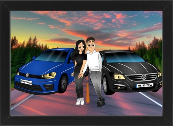 Tabou Cartoon Doua Masini V6