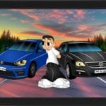 Tabou Cartoon Doua Masini V11