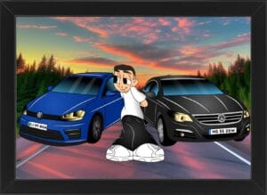 Tabou Cartoon Doua Masini V11