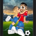 Tabou Cartoon Fotbalist