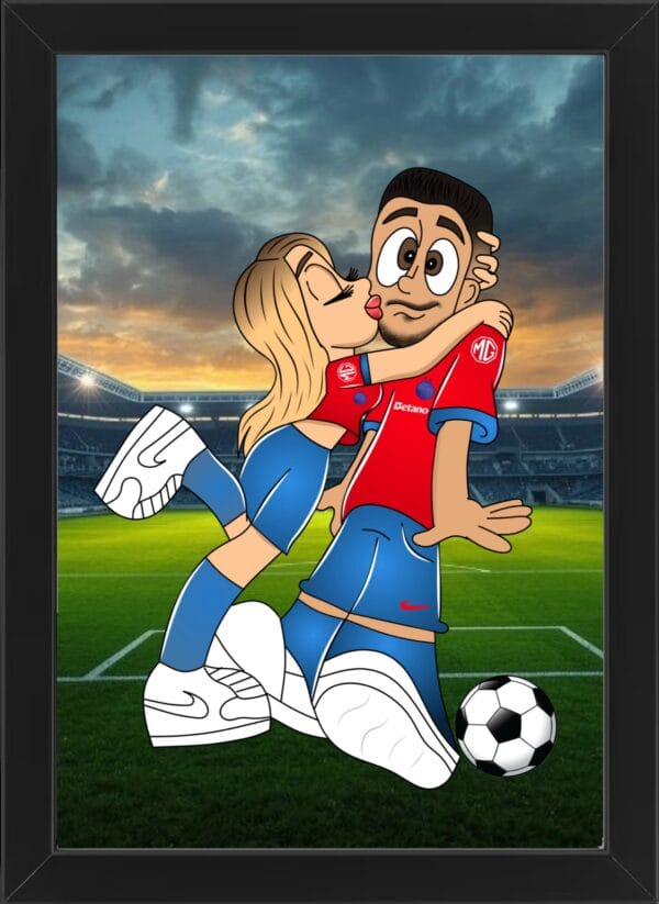 Tabou Cartoon Fotbalist