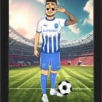 Tabou Cartoon Fotbalist v4