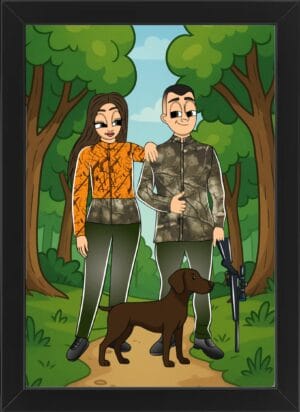 Tabou Cartoon Vânător