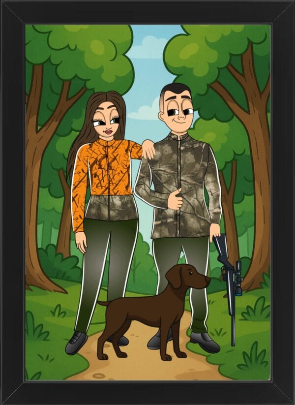 Tabou Cartoon Vânător