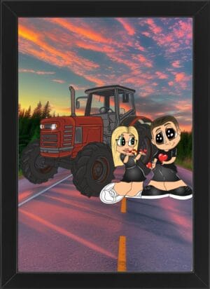 Tabou Cartoon Tractor