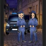 Tablou Cartoon Jandarm