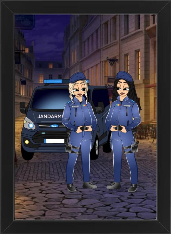 Tablou Cartoon Jandarm